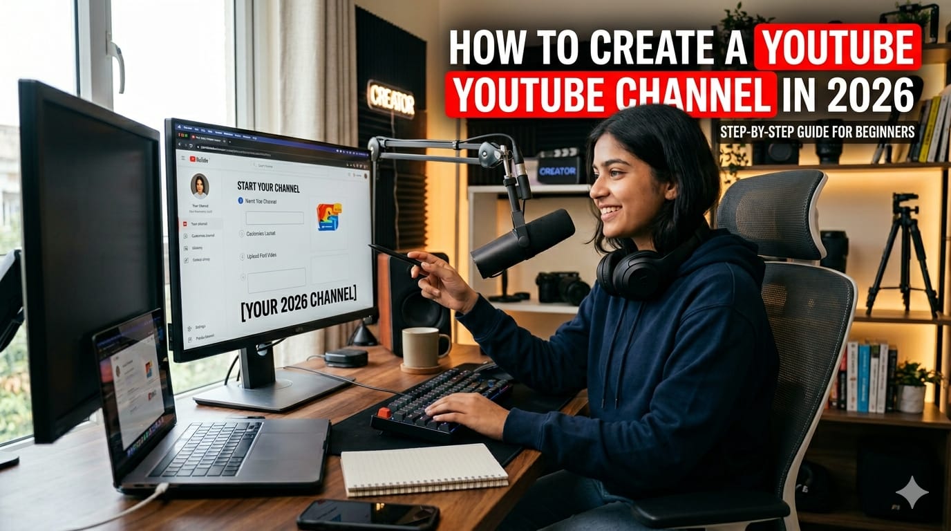 how to create a YouTube channel in 2026 - step by step guide for beginners