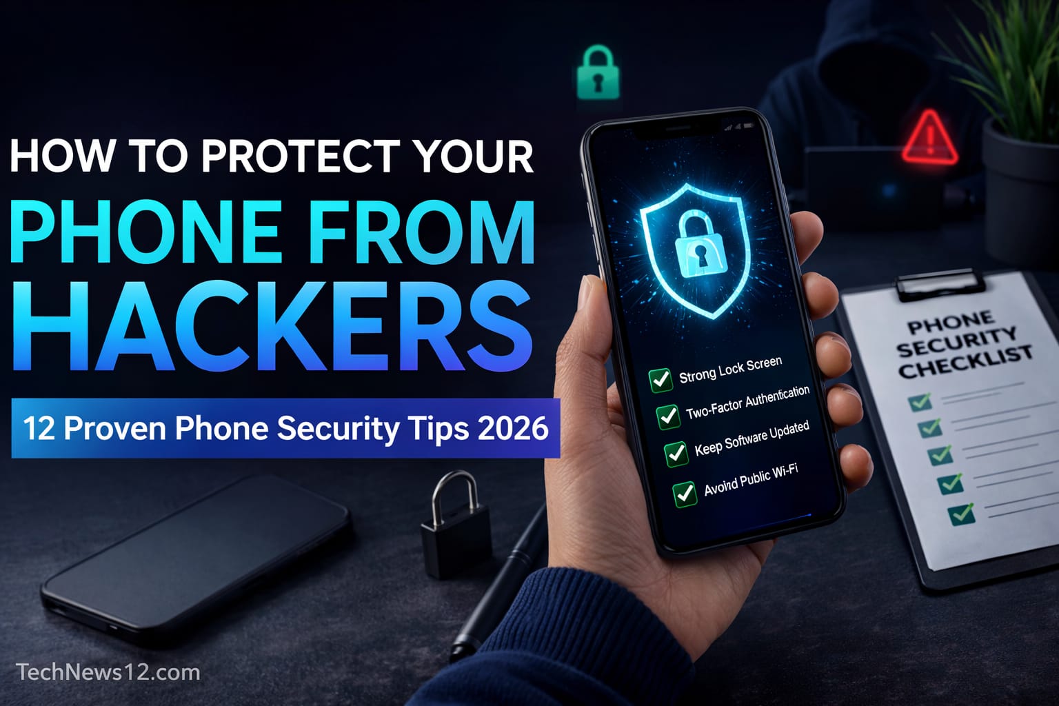 how to protect your phone from hackers - 12 proven phone security tips 2026