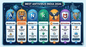 Best Antivirus India 2026: Top 7 Antivirus Apps Tested and Compared