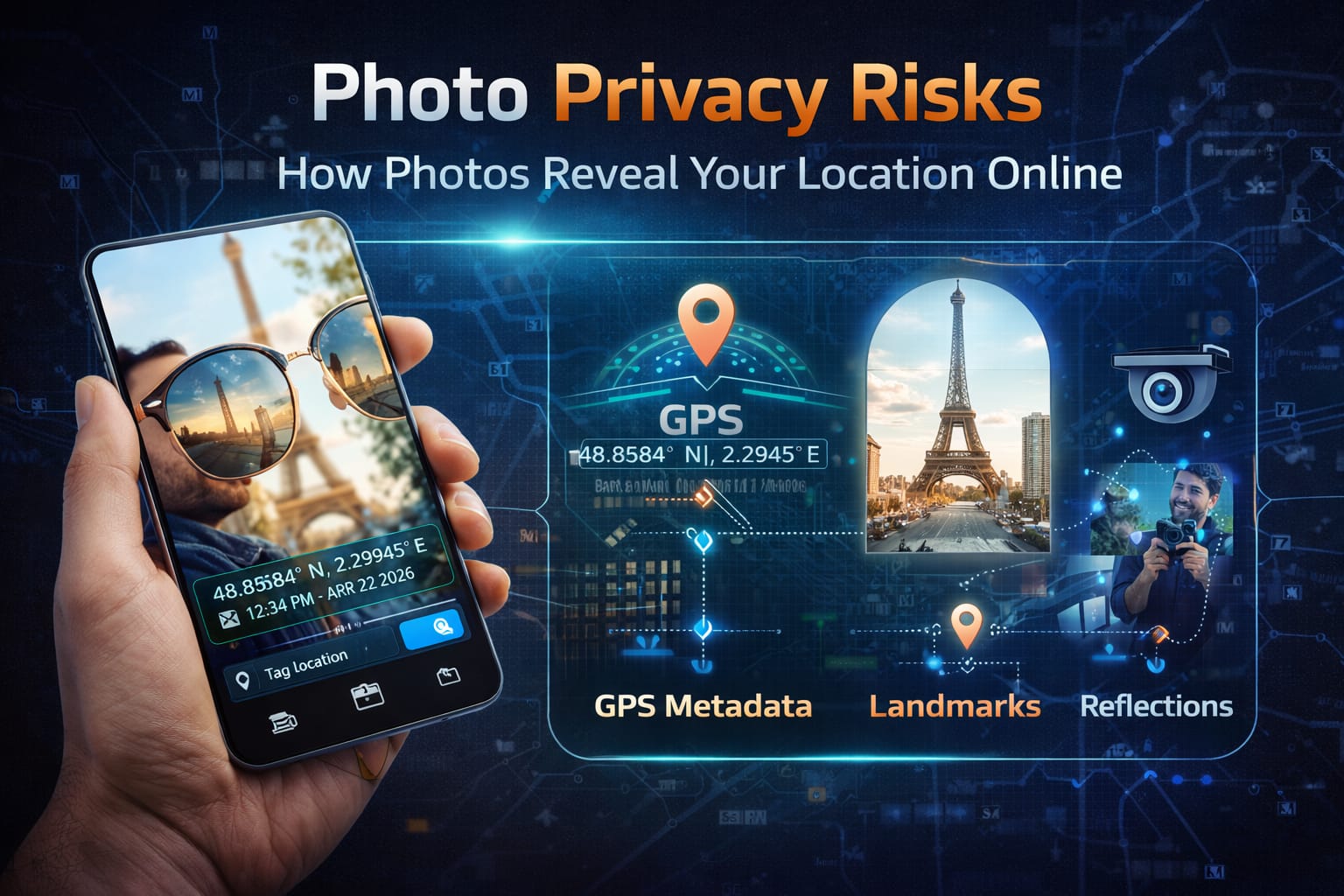 photo privacy risks - how photos reveal your location online